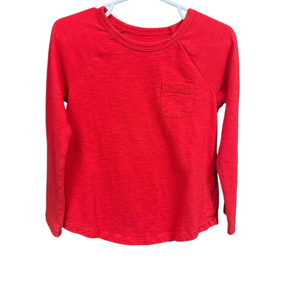 Three (3) Classic Red Kids Long Sleeve Shirts